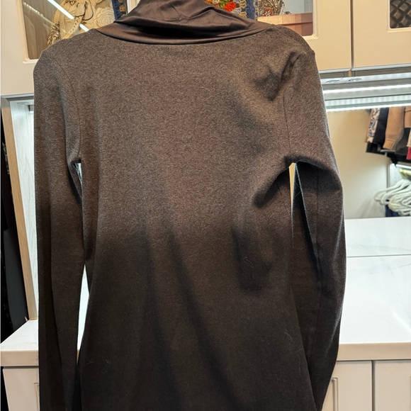 Fabiana Filippi Grey Women's Sweater with silk details. XS. Made in Italy 🇮🇹 - Picture 3 of 6